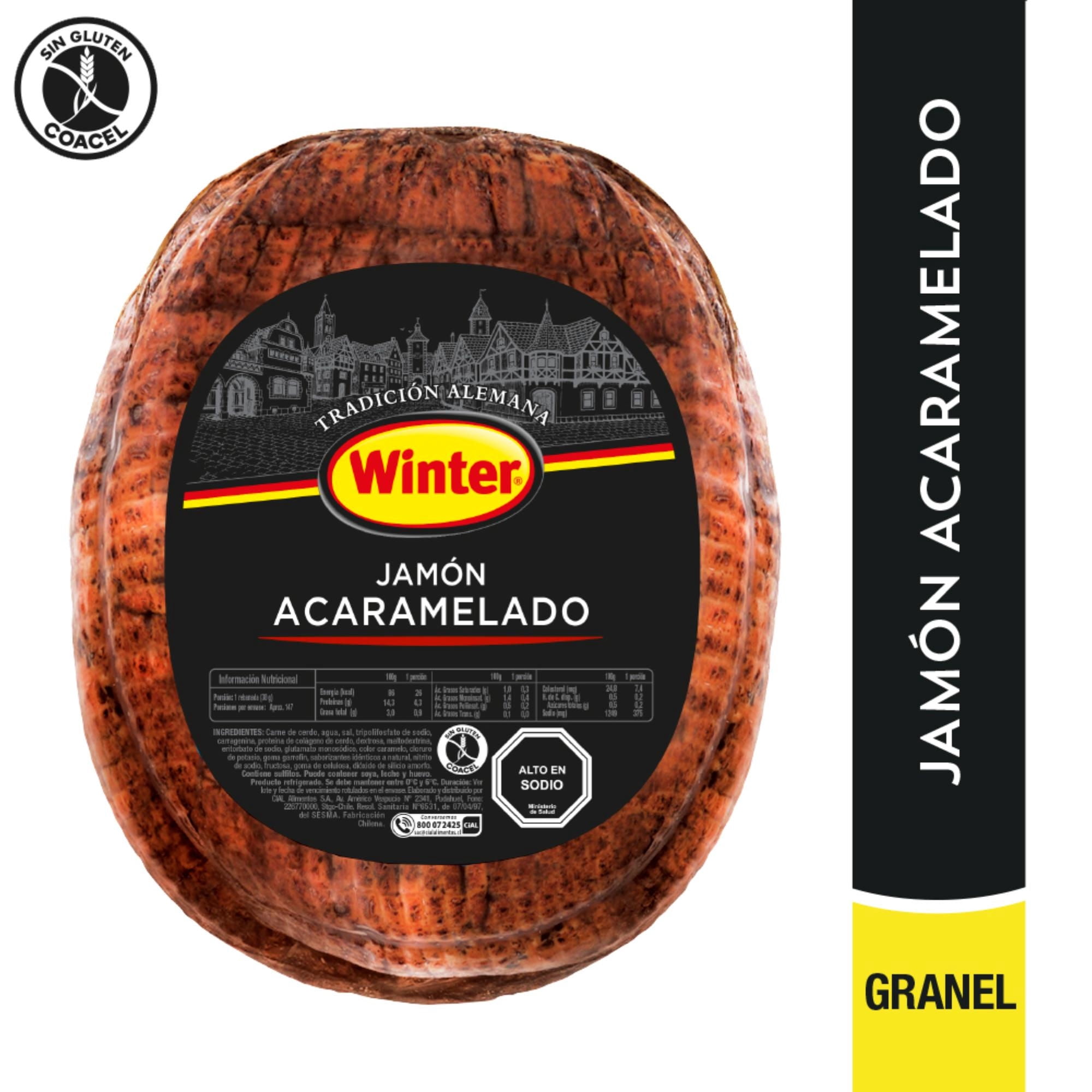 Jamón Acaramelado Granel 250 g Winter