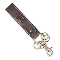 Gino Rodinis - Llavero Cuero Hombre Ll112 Café