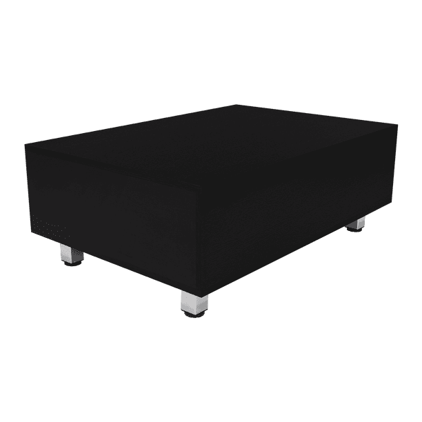 Mesa De Centro Funcional 29,7-54,5 x 80 x 54,5 Negro