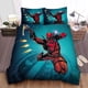 thumbnail image 1 of Deadpool New Boss Quilt Duvet Cover Set Kids Bedspread Home Textiles3-Piece Bedding Set, 1 of 5