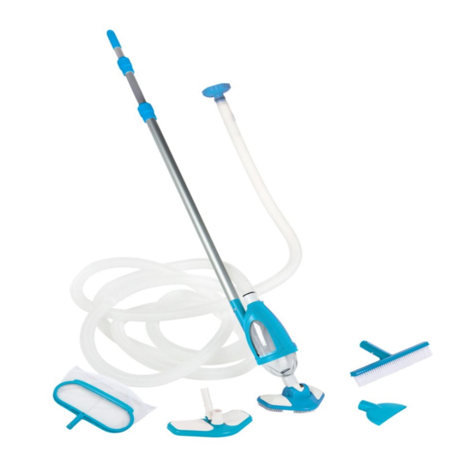 Kit De Mantenimiento Deluxe Para Piscinas Intex Con Mango Telescópico