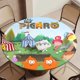 thumbnail image 5 of El show de Pícara-theme Fitted Round Tablecloths Elastic Edged Table Covers Waterproof Table Cloth for Kitchen Holiday Party Tables Decor 150cm, 5 of 6