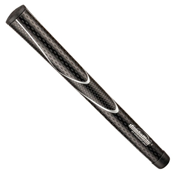 Empuñaduras de Golf JumboMax Grande (+11/32") Negro/Plata