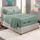 thumbnail image 4 of Juego de sábanas Hearth & Harbor Luxury Soft Split King Green, 4 of 8