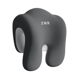 Magideal - Almohada De Cuello Almohada Multipropósito Con Cremallera Cómoda Y Removible Anti-Slip Almohadilla De La Almohadilla De La Almohadilla De La Oficina D Gris