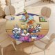 thumbnail image 4 of Baby Looney Tunes-theme Fitted Round Tablecloths Elastic Edged Table Covers Waterproof Table Cloth for Kitchen Holiday Party Tables Decor 150cm, 4 of 6