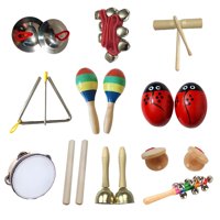 Bothyi - Instrumento De Percusión Montessori Para Niños, Juego De Batería Para Bebés, Regalo De Cumpleaños