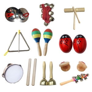 Bothyi - Instrumento De Percusión Montessori Para Niños, Juego De Batería Para Bebés, Regalo De Cumpleaños