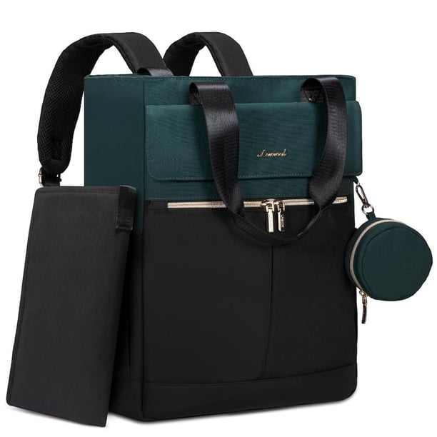 Bolso Maternal Eva - 2 en 1 Mochila y Bandolera - Verde Bosque