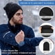 thumbnail image 2 of Gorros para hombre y mujer, paquete de 2, para otoño e invierno, unisex, cálidos, de punto, suaves, para esquí, CLT01, 2 of 6