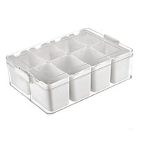 Bothyi - Tarro De Condimentos, Recipiente Ligero Para Especias Para Comedor, Restaurante, Cocina, Color Blanco