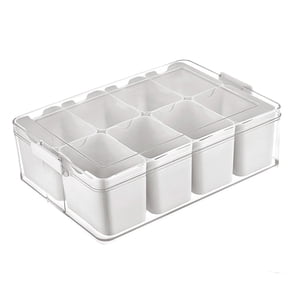 Bothyi - Tarro De Condimentos, Recipiente Ligero Para Especias Para Comedor, Restaurante, Cocina, Color Blanco