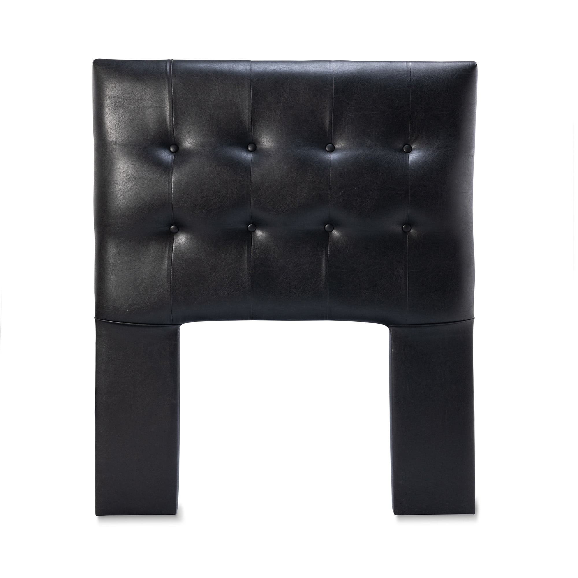 Dgb - Respaldo Cama 1 Plaza Pu Negro Sevilla Cp