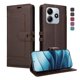 thumbnail image 2 of Premium Wallet Case for Xiaomi Redmi Note 14 4G with Card Slots & Kickstand, Flip Cover Brown, 2 of 6