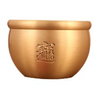 Bothyi - Cilindro De La Fortuna De Cobre Tanque De Agua Arte Alcancía Para Muebles De Decoración Del Hogar