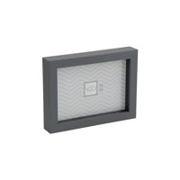 Vgo - Marco 10X15 Plastico Shadow Box Gris Oscuro