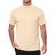 thumbnail image 1 of INSPIRE CHIC Camiseta de Hombre Cuello Mock Manga Corta Sólida Ligera de Algodón Casual Talla M Beige, 1 of 5