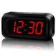 thumbnail image 1 of Reloj despertador digital KWANWA, batería de pared pequeña, 12/24 horas, LED, 1 of 8