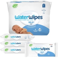Toallitas Húmedas Para Bebés Waterwipes Original, 99.9% A Base De Agua, 240 Unidades