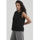 thumbnail image 2 of Polera Mujer Hombreras Abertura Negro, 2 of 4