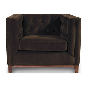 Latam Home - Sofá Roma 1C Tela Velvet Chocolate