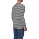 thumbnail image 3 of INSPIRE CHIC Camiseta de Hombre Cuello Redondo a Rayas Manga Larga Jersey Top 50 Blanco Negro, 3 of 7