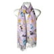 thumbnail image 3 of Bufanda, Pañuelo, Estampado De Gatitos, Primavera/verano Color Lila, 3 of 3
