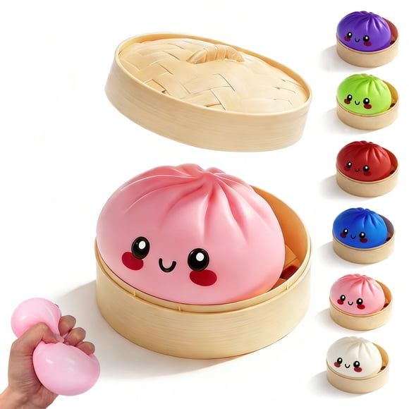 Caja sorpresa de dumpling squishy Gucbbaui, juguete antiestrés