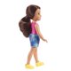 thumbnail image 4 of Muñeca Mattel Barbie Chelsea Friend con perro en monopatín de 6 pulgadas, 4 of 7