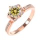thumbnail image 1 of Anillos de Moissanita de Oro Rosa de 18K de 1 Uds para Mujer Regalo Color D VVS1 Anillos de Diamante Anillos de Plata Esterlina 925 Joyería Anillos de Compromiso de Moissanita con Corazón con, 1 of 8