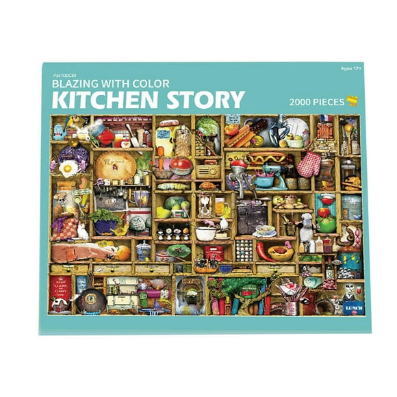 Puzzle 2000 Piezas Premium Extra Dura Cocina