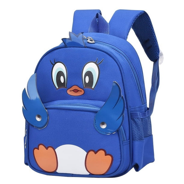 Kids Toddlers Cartoon Cute Little Duck Backpack Lightweight Kindergarten Student Backpack Travel Backpack