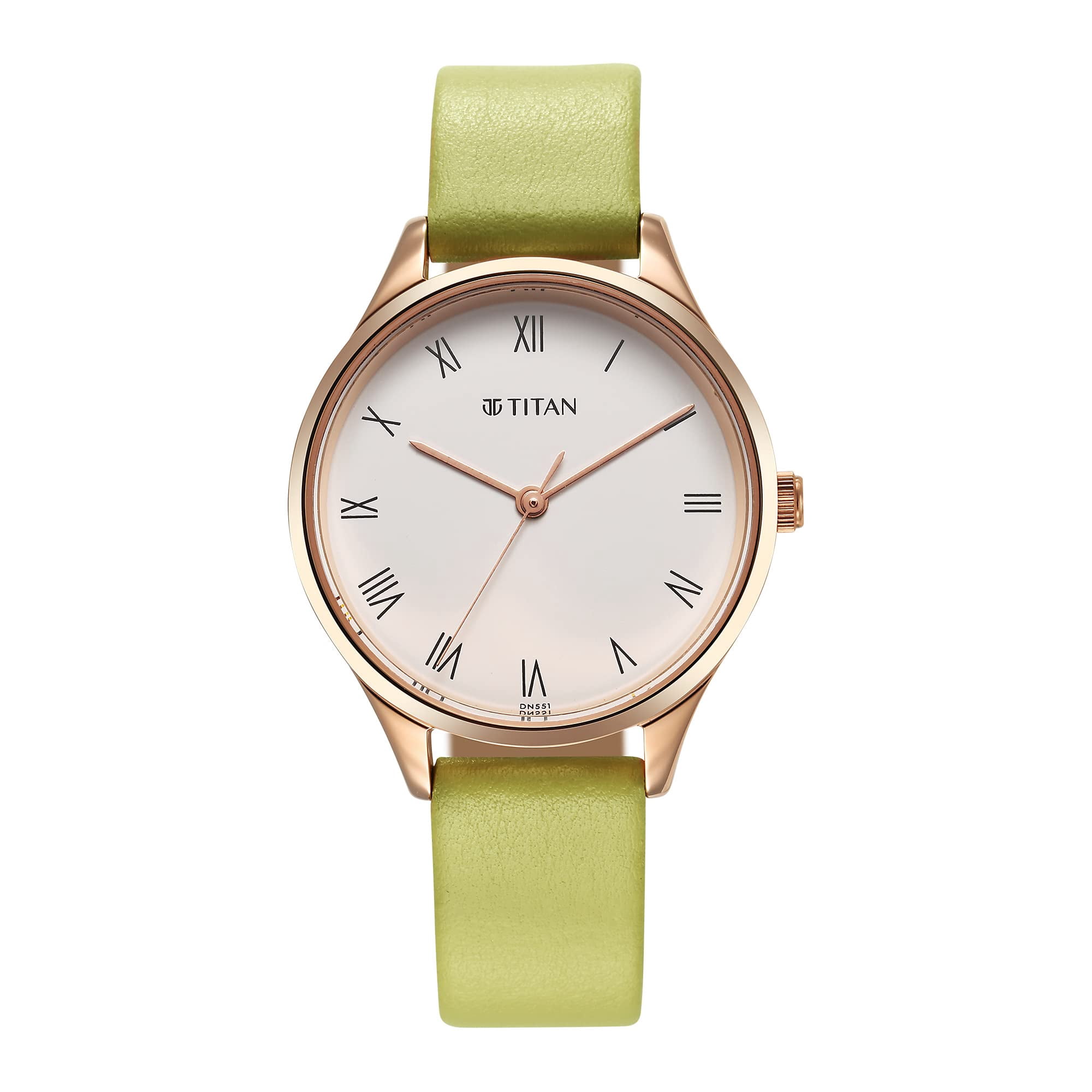 Reloj Titan Ns2649km01 Con Esfera Plateada Y Correa De Acero Inoxidable