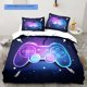 thumbnail image 1 of 3pcs Duvet Cover Set Neon Gamepad Print Bedding Set Soft Comfortable Duvet Cover For Bedroom Guest Room, 1 of 5