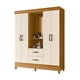 thumbnail image 1 of Clóset De 4 Puertas Mobi Capela Roble Blanco Invierno, 1 of 4