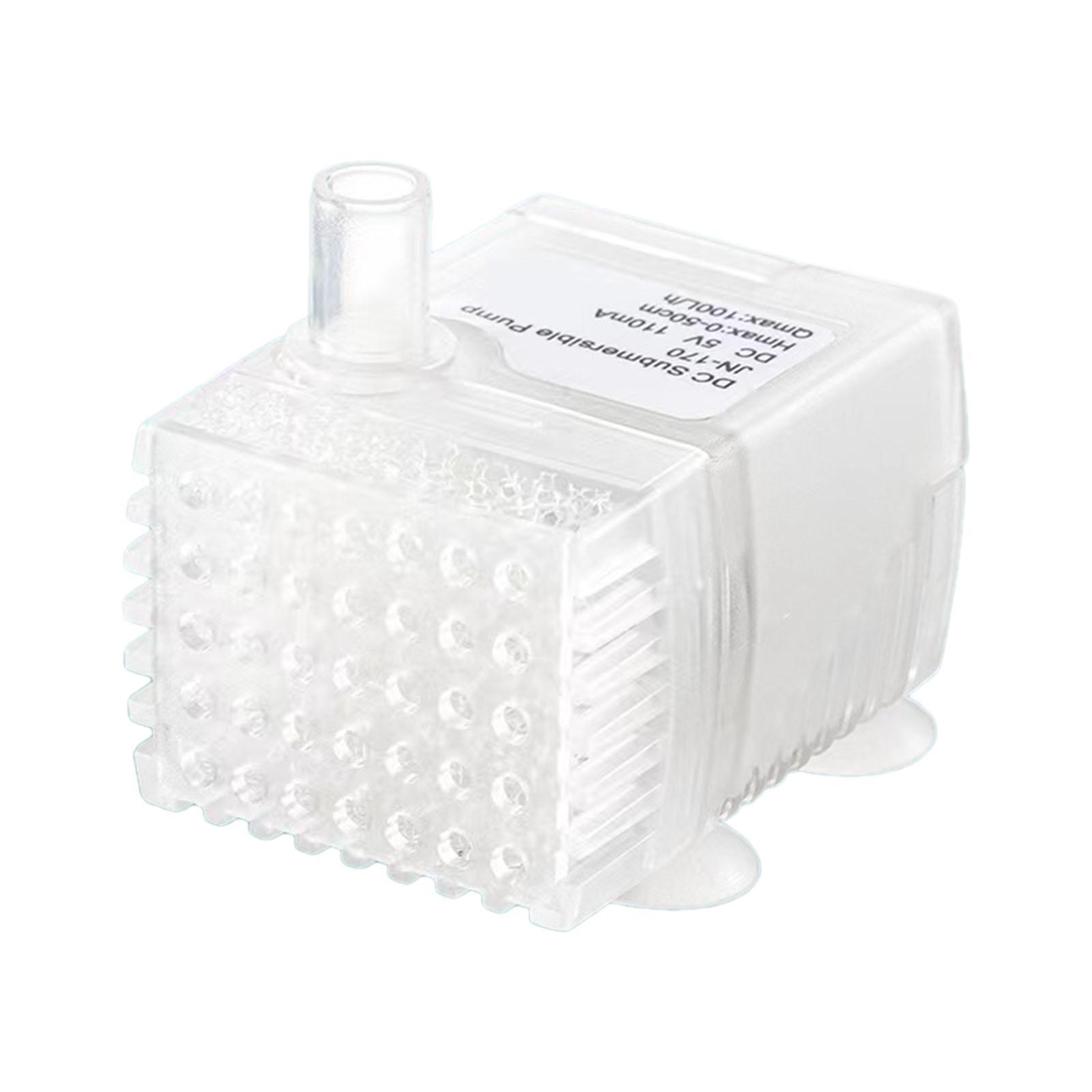 Magideal - Bomba Sumergible Antiobstrucciones, Fácil Instalación, Resistente, Mini Bomba De Agua Para Pecera, Multiusos Para Piscina, Fuente, Estanque, Interior