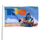 thumbnail image 1 of Río Bandera impresa con temática, regalo perfecto para fanáticos, amigos y familiares, y adecuada para actividades al aire libre e interiores, decoraciones de fiesta. 120*180CM, 1 of 6