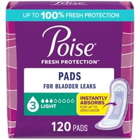 Almohadillas Para Incontinencia Poise 3 Drop Light Absorbency 120 Unidades