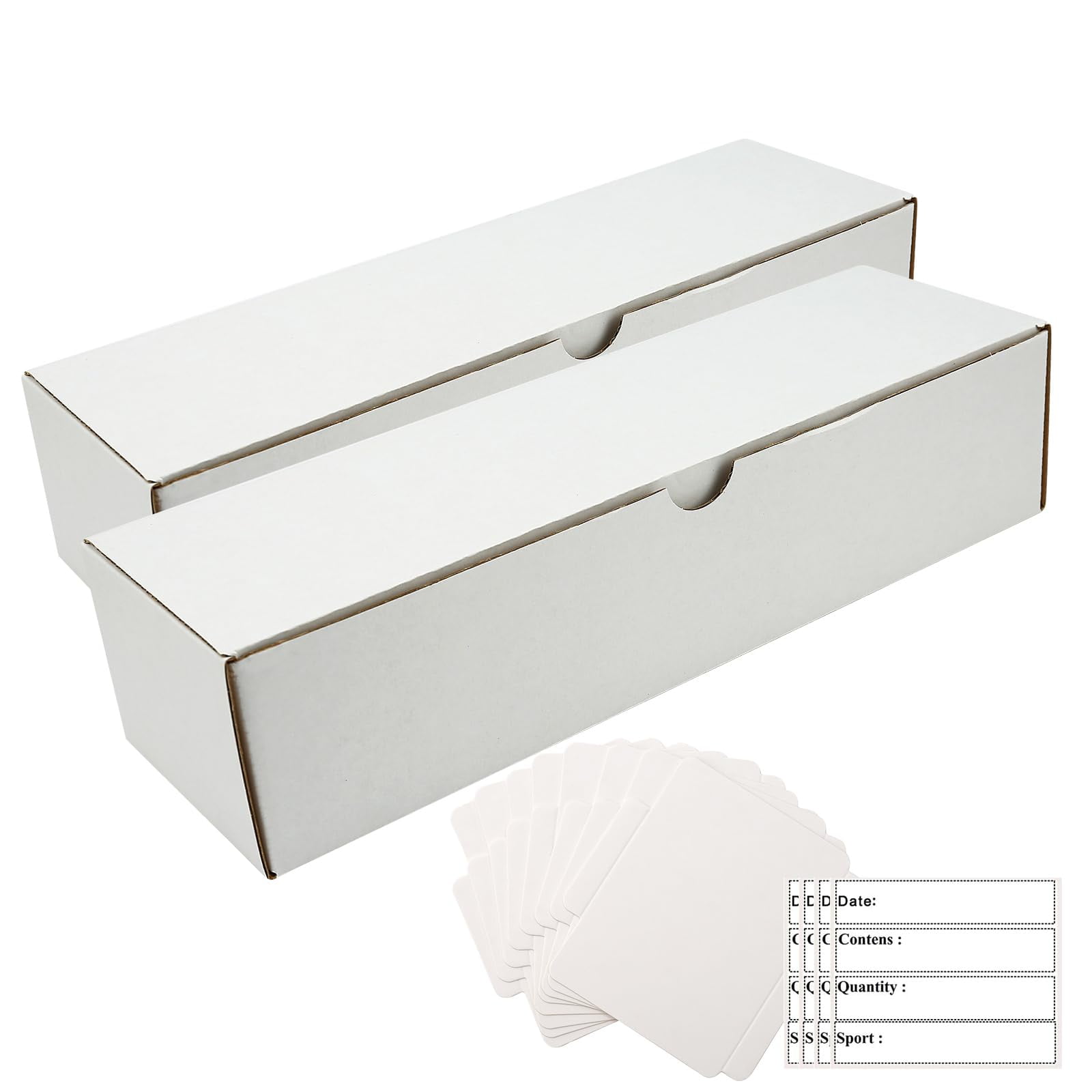 Caja De Almacenamiento Para Cartas Coleccionables Biu-boom, Paquete De 2, Capacidad Para 1600 Cartas