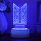 thumbnail image 1 of Luz nocturna YANENG BTS con lámpara LED acrílica de 7 colores, 1 of 7