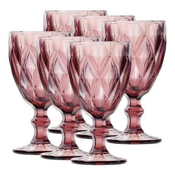 Set 6 Copas de Colores Morado