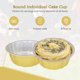 thumbnail image 3 of Molde para hornear KitchenDance desechable de aluminio coloreado, 240 ml, #A8, 3 of 9