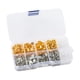 thumbnail image 1 of Kit De Pendientes De Botón Agujas De Aguja De Fondo Plano Para Regalos De Cumplea?os De Bricolaje Chica Blanco K Oro Mezclado, 1 of 5