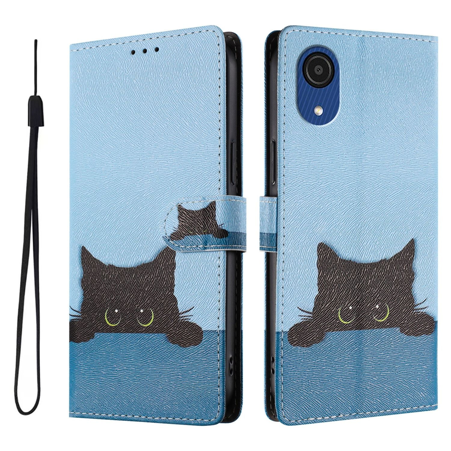 Foxdock Funda Tipo Cartera Para Samsung Galaxy A03 Core Con Soporte Y Correa – Diseño De Patrones Lindos