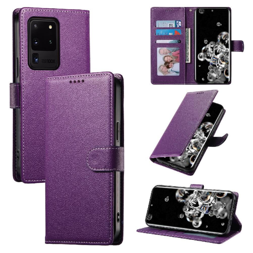 Funda Para Foxdock Samsung Galaxy S20 Ultra– Cuero Premium, 3 Ranuras Para Tarjetas, Protección Contra Impactos