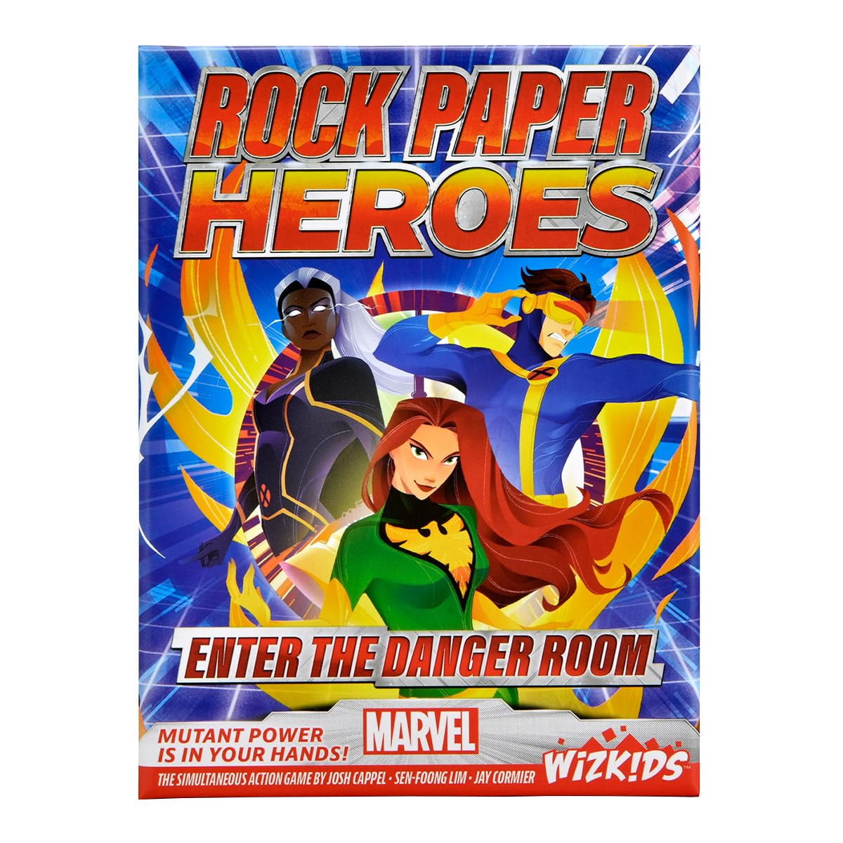 Juego De Mesa Wizkids Marvel Rock Paper Heroes Enter Danger Room