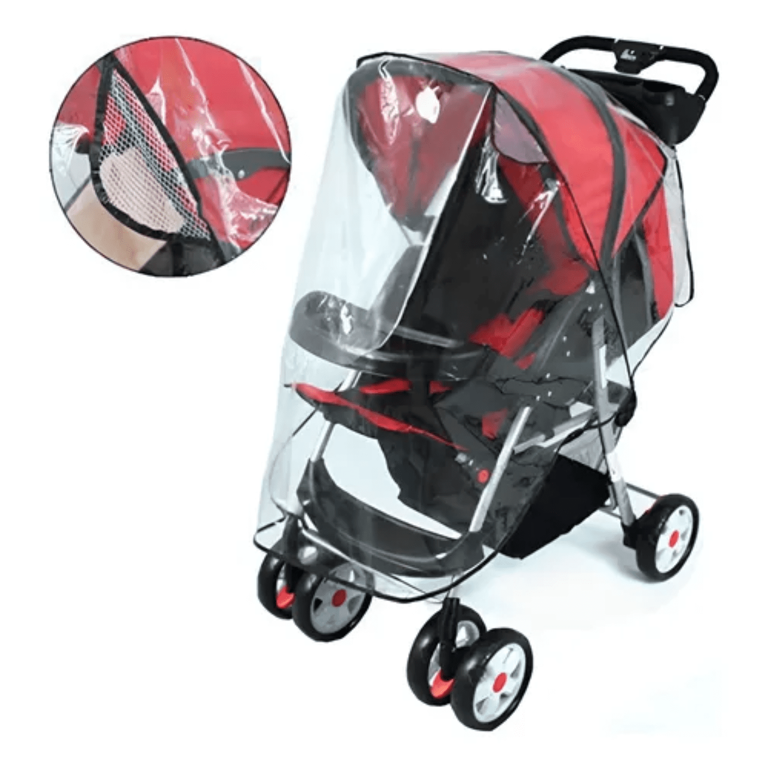 Hqb - Cubre Coche Protector Impermeable Bebes Lluvia Viento Polvo
