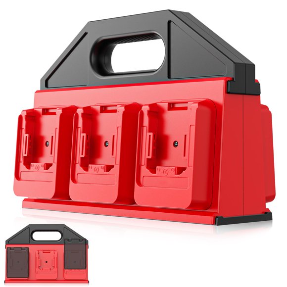 Portabaterías Crivnhar de 6 ranuras 18V
