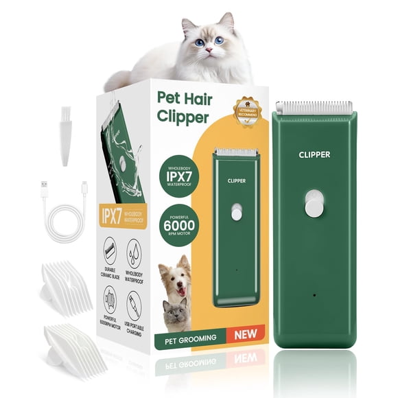 Cortadora Inalámbrica Impermeable Usb Para Peluquería De Mascotas