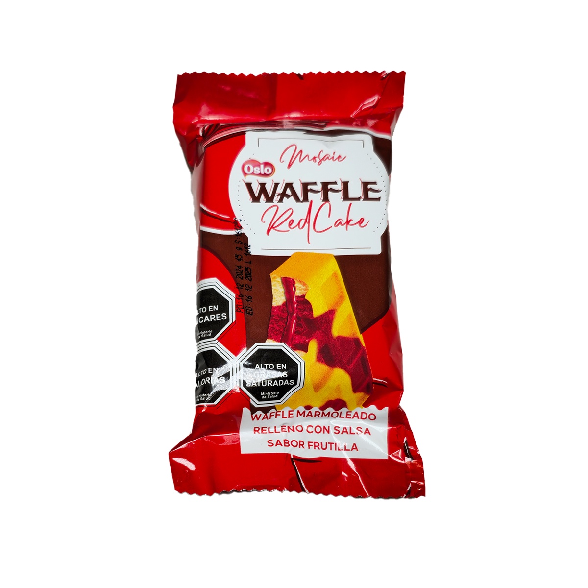 Oslo - Pack 24 Unidades Waffle Red Cake 45Grs